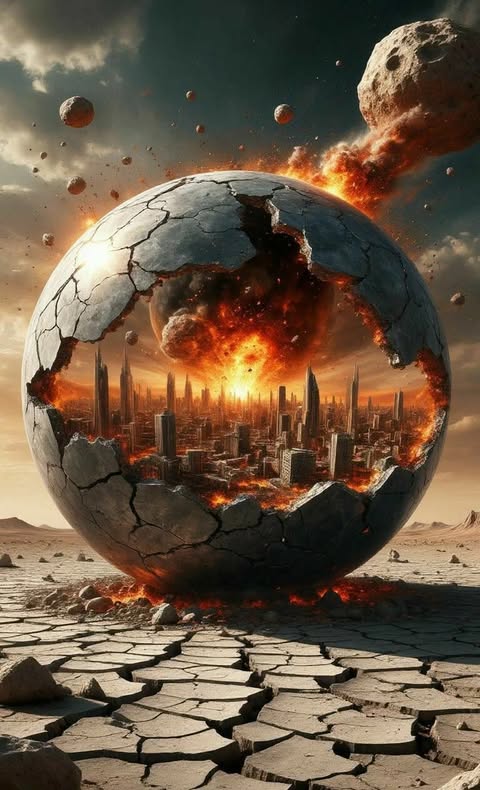 O mundo desabou